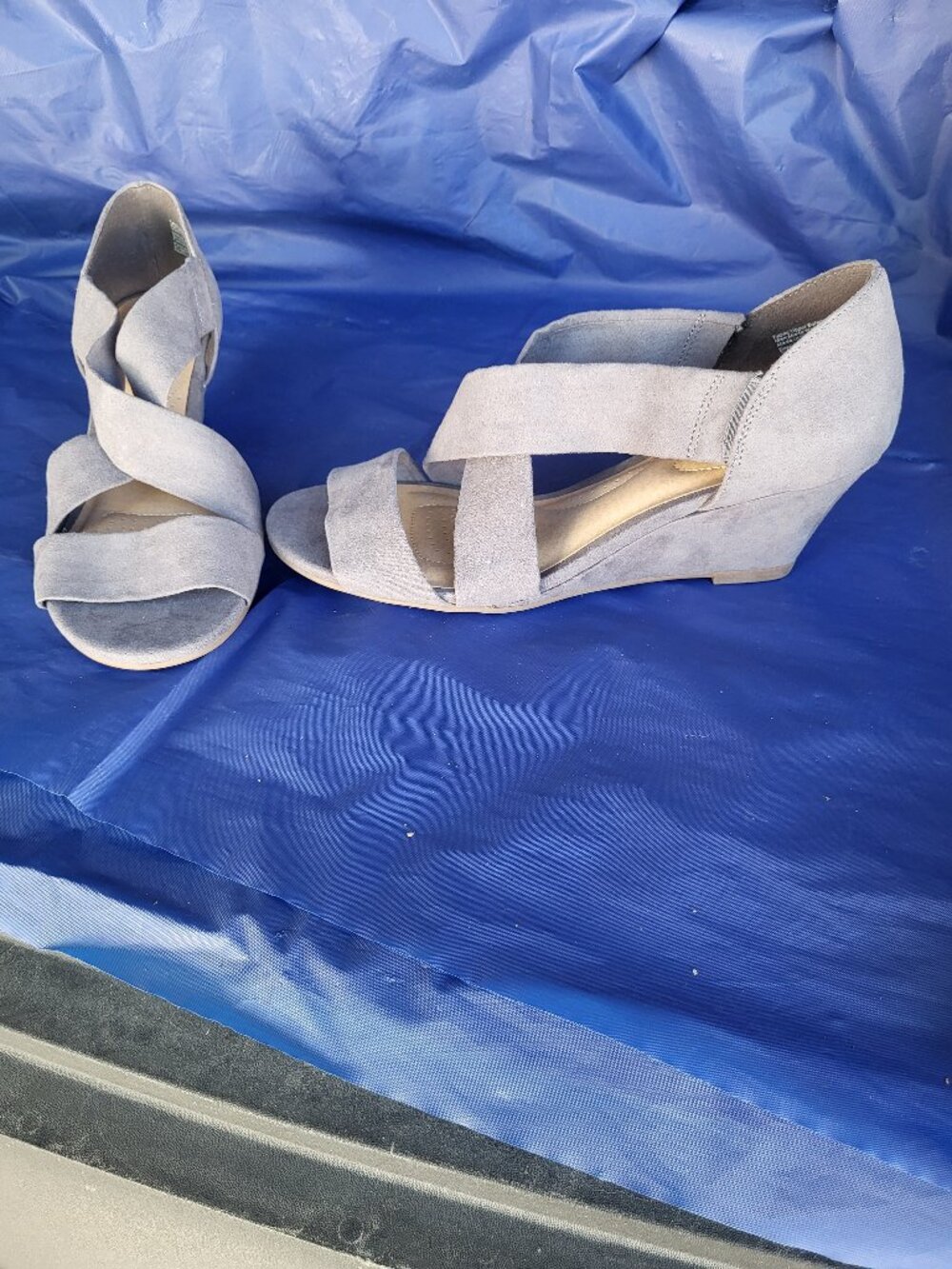 Wedge Heel Sandal (never worn)